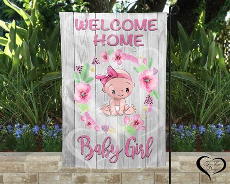 Digital Download Welcome Home Baby Girl Sublimation Png Etsy