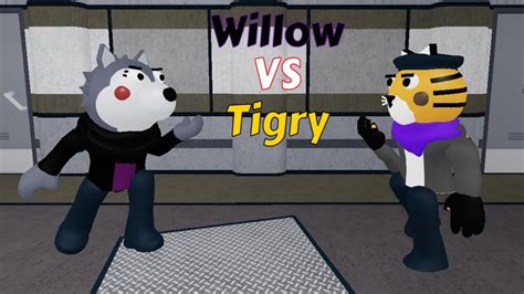 Willow Vs Tigry Piggy Book 2 Chapter 11 Cutsence ROBLOX YouTube