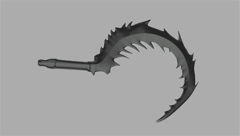 Noob Saibot Weapon Sickle Scythe From Mortal Kombat 11 3d Print Model
