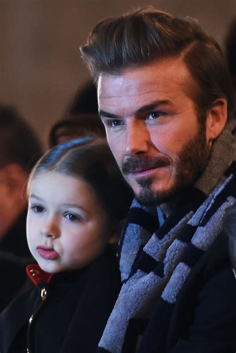 David Beckhams Cutest Pictures With Daughter Harper Popsugar