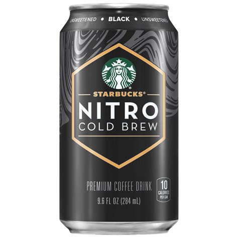 8 Cans Starbucks Nitro Cold Brew Premium Coffee Drink Black