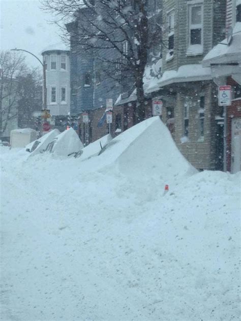 Recent Record Breaking Snowstorms Lead To One Of Bostons Snowiest