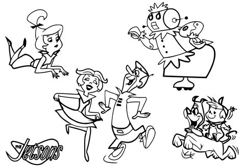 Rosie Jetson Coloring Page Coloring Pages