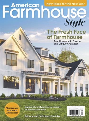 American Farmhouse Style Magazine Subscriptions And 2024 03 AFS Feb