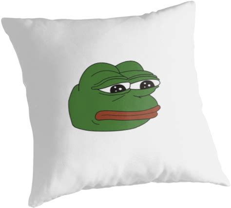 Pepe The Pillow Sad Frog Clipart Large Size Png Image Pikpng