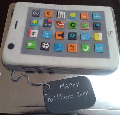 My Phone Fondant Cake Birthday Cake Kids Custom Chocolate Chocolate