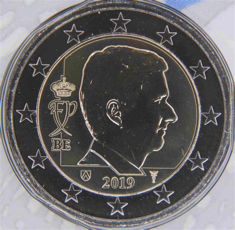 Belgien 2 Euro Münze 2019 Euro Muenzentv Der Online Euromünzen Katalog