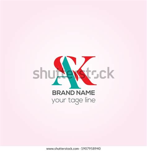 Ask Letters Vector Logo Design Creative Stock Vector Royalty Free