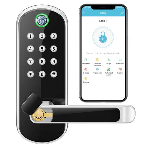 Smart Door Lock 3 In 1 Keyless Entry Door Lock Keypad Door Lock