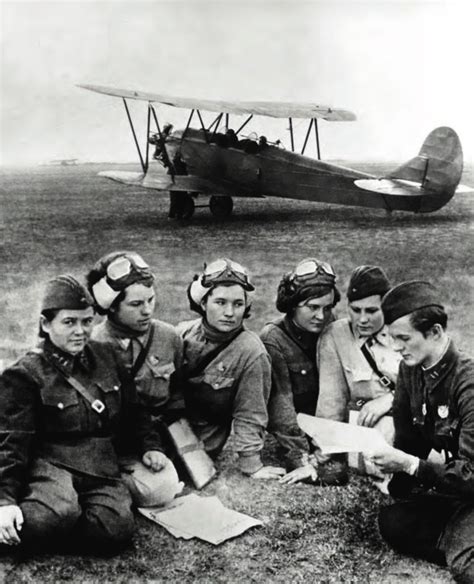 Soviet Women Pilots Night Witches Of The 588th Night Bomber Regiment