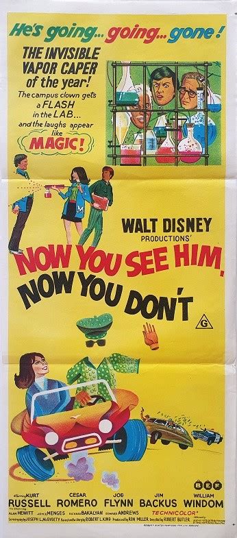 Now You See Him Now You Dont The Film Poster Gallery