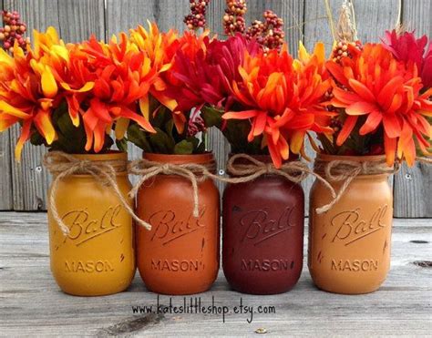 Top 18 The Cheapest Diy Fall Decorations With Mason Jars