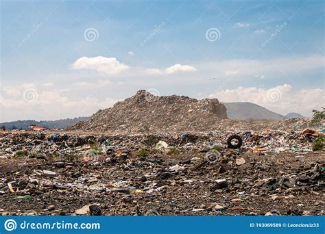 A Huge Landfill For Waste Disposal Accumulation Of Garbage In Landfill
