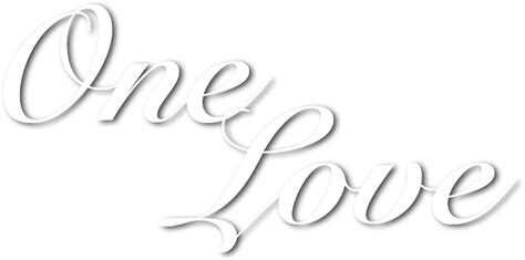 Download One Love Calligraphy