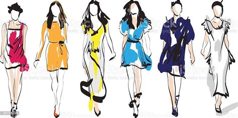 Fashion Models Stock Illustration Download Image Now Istock