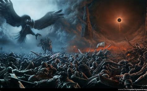 Hell Vs Heaven War Desktop Background