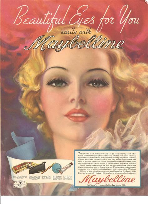 The Maybelline Story Old Hollywood Maybelline Print