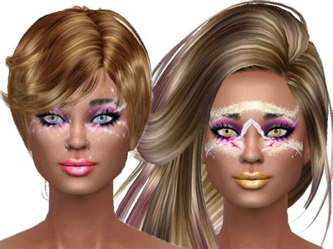 Glitter Face Paint At Trudie55 Sims 4 Updates