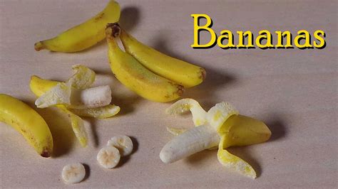 Polymer Clay Banana Tutorial Miniature Food Youtube