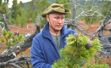 Vladimir Putin Celebrates Birthday Hiking Through Siberian Wilderness Daily Star