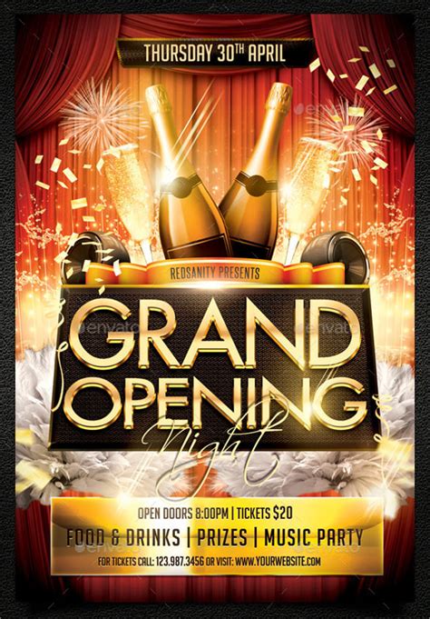 Free 13 Grand Opening Flyer Templates In Eps Psd Ai