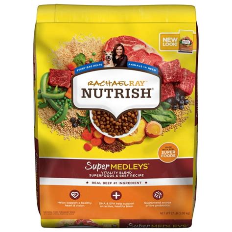 Rachael Ray Nutrish Supermedleys Vitality Blend Premium Dry Dog Food