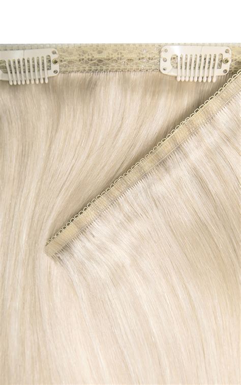 Beauty Works Double Hair Set 18 Inch Iced Blonde Prettylittlething Ie