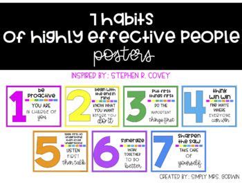 Leader in Me 7 Habits Posters | 7 habits posters, Leader in me, Highly ...