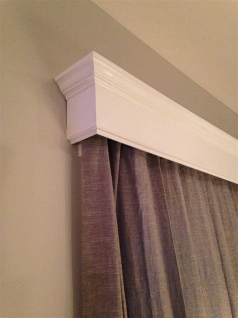Up Close Cornice Board For Sliding Glass Patio Door Curtains On Rod