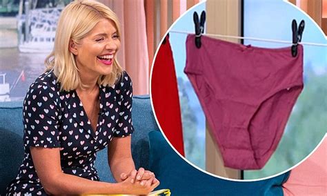 Holly Willoughby Shows This Morning Viewers Her Underwear Daily Mail