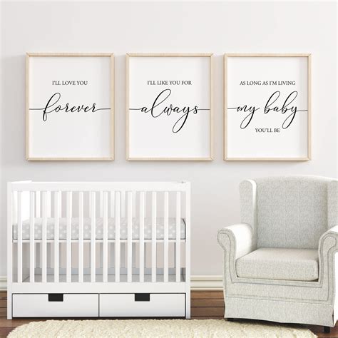 Check spelling or type a new query. I'll Love You Forever printable Nursery Wall Art Nursery ...