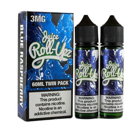 Juice Roll Upz Twin Pack Blue Raspberry 2x60ml Vape Juice Best Price