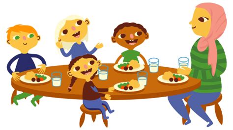 His lunch consisted of a plate of potatoes with meat, an apple, ice cream, a hamburger and cheese. lunch-clipart-preschool | Wee Kids Early Learning Center