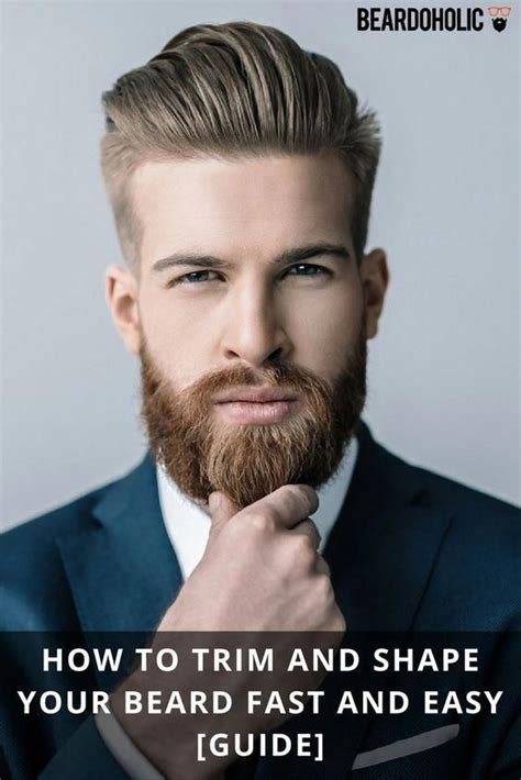 How To Trim And Shape Your Beard Fast And Easy Guide From Beardoholic