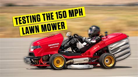 The Fastest Lawn Mower In The World Youtube