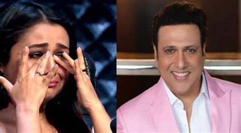 Neha Kakkar Got Emotional After Govind Praise Her On Indian Idol Stage गोविंदा की किस बात पर रो