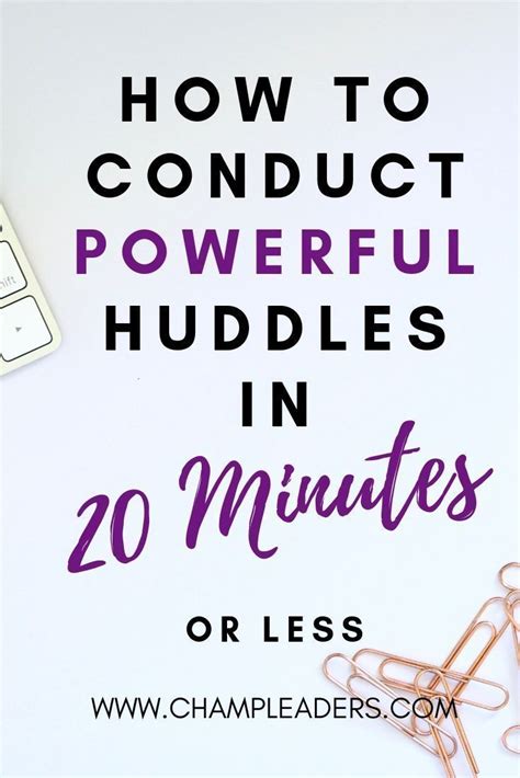 Powerful Team Huddles Decoded How To Conduct Team Huddles That Will