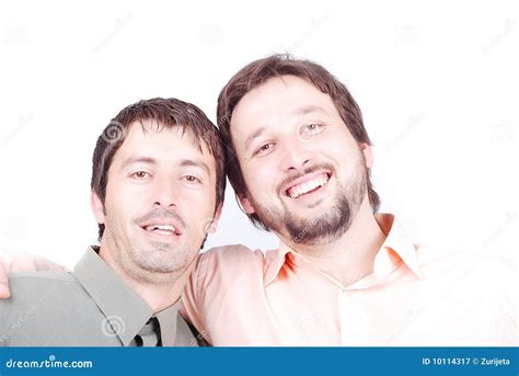 Two Men Smiling Stock Image Image Of Smile Beauty Person 10114317