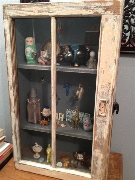 The finished trim or holdings around the window frames. Old window shadow box | Diy shadow box, Shadow box, Wall ...