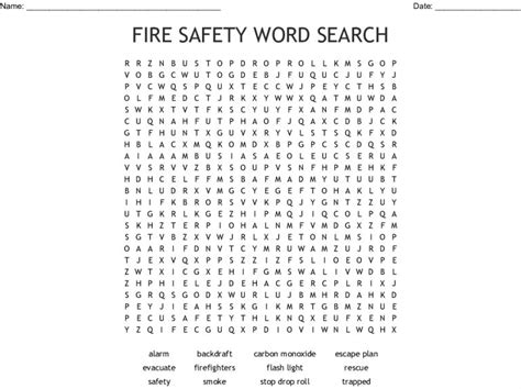 Firefighter Word Search Wordmint Word Search Printable
