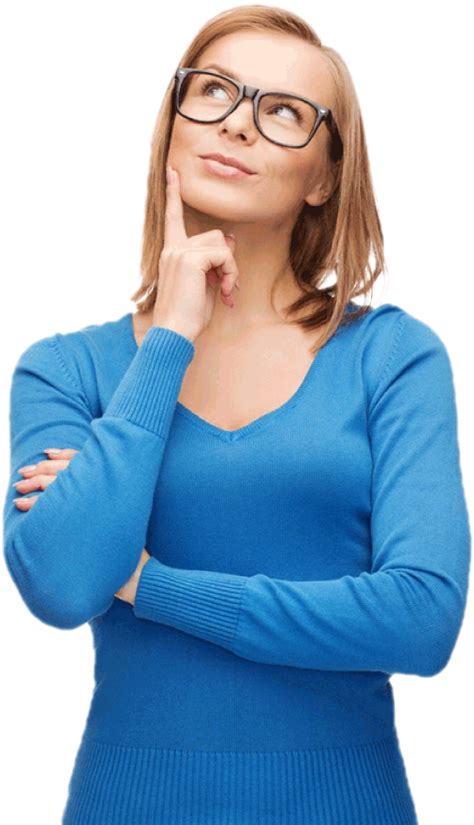 Thinking Woman Png Image Png Stock Photo Woman 800x945 Png Download