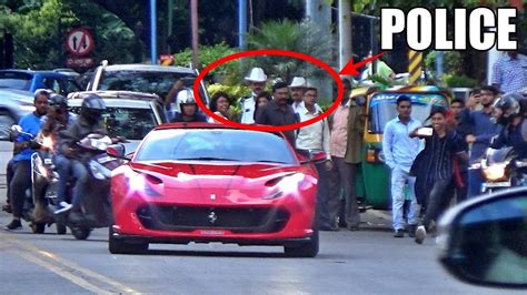 Ferrari 812 price in india. LOUDEST FERRARI 812 EVER | Supercars India | October 2019 ...