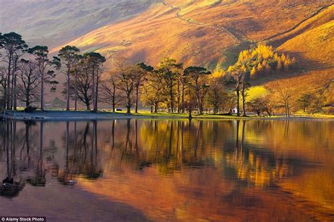 Seeing Double Take A Walk By Lake Buttermere In Cumbria To See The