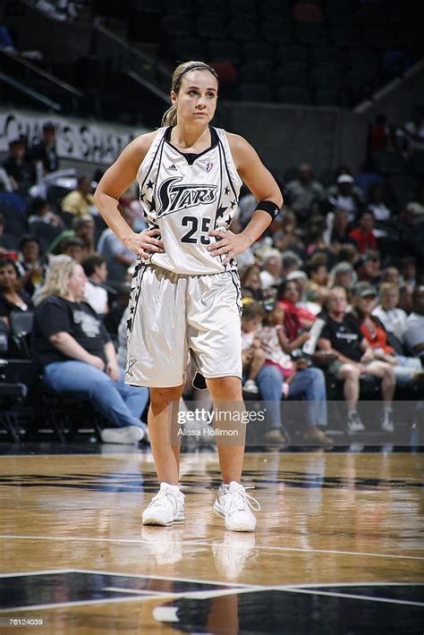 Becky Hammon Of The San Antonio Silver Stars Stands On The Court