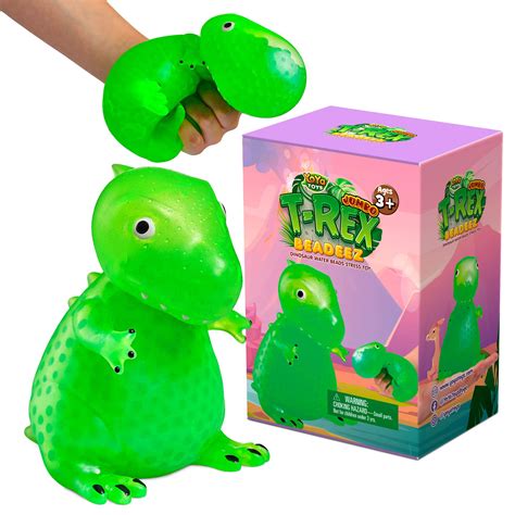 Buy YoYa ToysBeadeez T Rex Squishy Dinosaur Stress Balls Jumbo Anxiety Squeezing Dino Toys For
