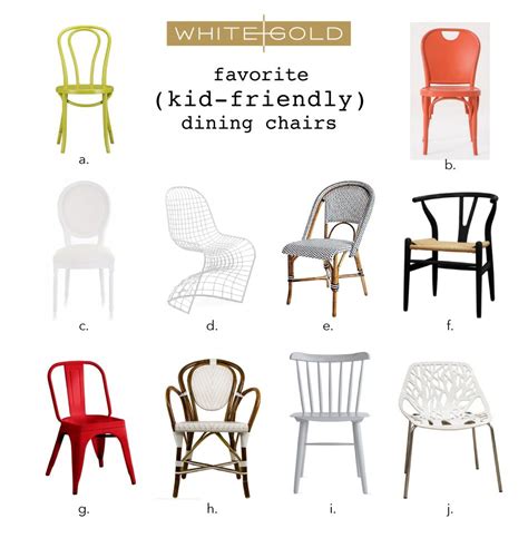 Perfect for any room in your home, or office, this classy decorative furniture piece will. OUR FAV KID-FRIENDLY DINING CHAIRS (WHITE + GOLD) | White ...