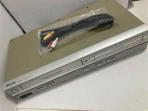 PHILIPS DVP VR DVD Player VCR Recorder Combo VHS Tested Working No