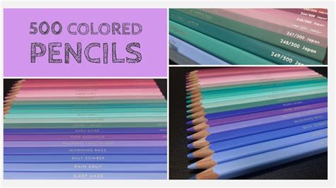 500色の色鉛筆 2回目到着！felissimo 500 Colored Pencils Youtube