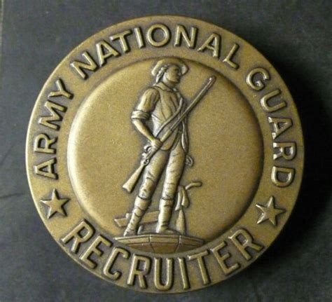 Army National Guard Recruiter Badge Army Military