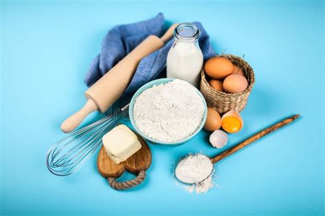 Basic Baking Ingredients Stock Image Image Of Kitchen 117236137